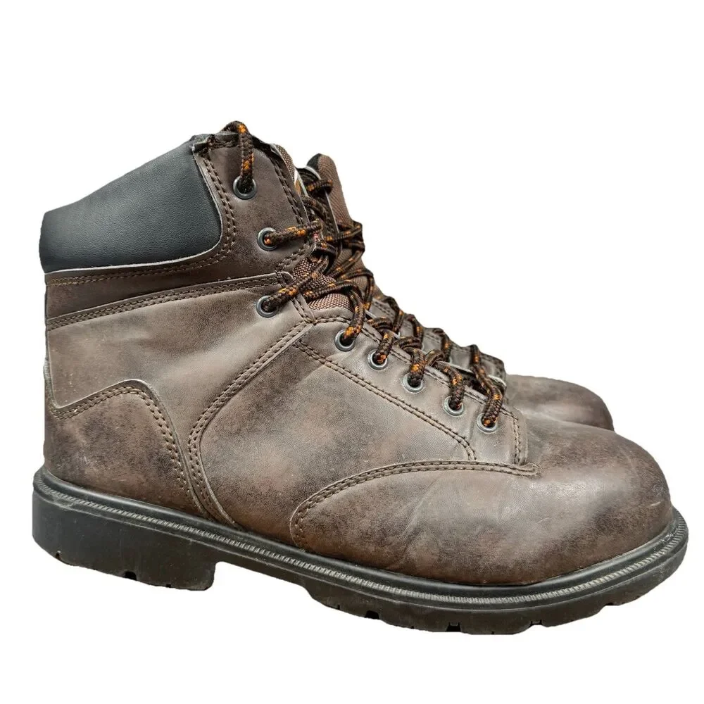 Brahma Raid Boots Men's 11 Lace Up Steel Toe Work Leather
